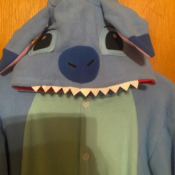 Disney Lilo & Stitch Kigurumi by Family Clothes-Unisex Onesie-Blue/XL - Picture 2 of 3